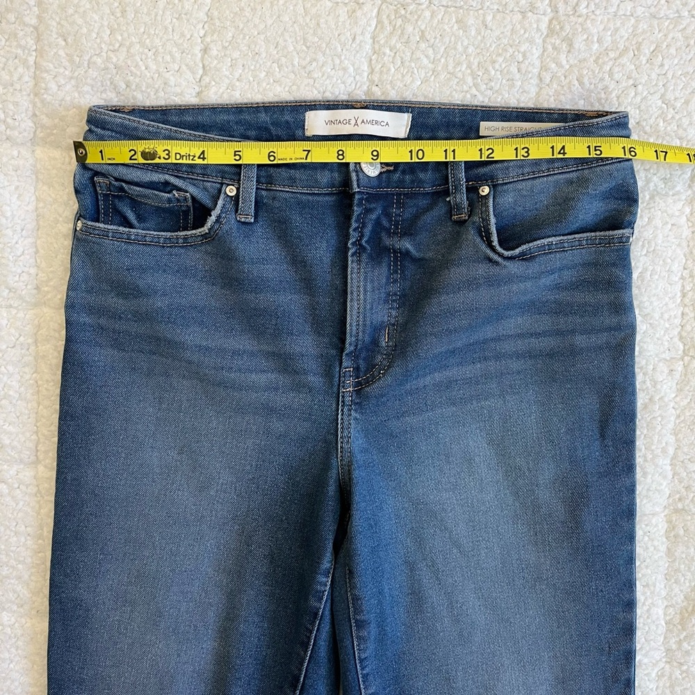 High Rise Straight Crop jeans - Picture 5 of 15